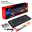 87 key wired mechanical gaming keyboard with red axis for esports and office use, with over 20 types of white light insertable shafts - Korvel