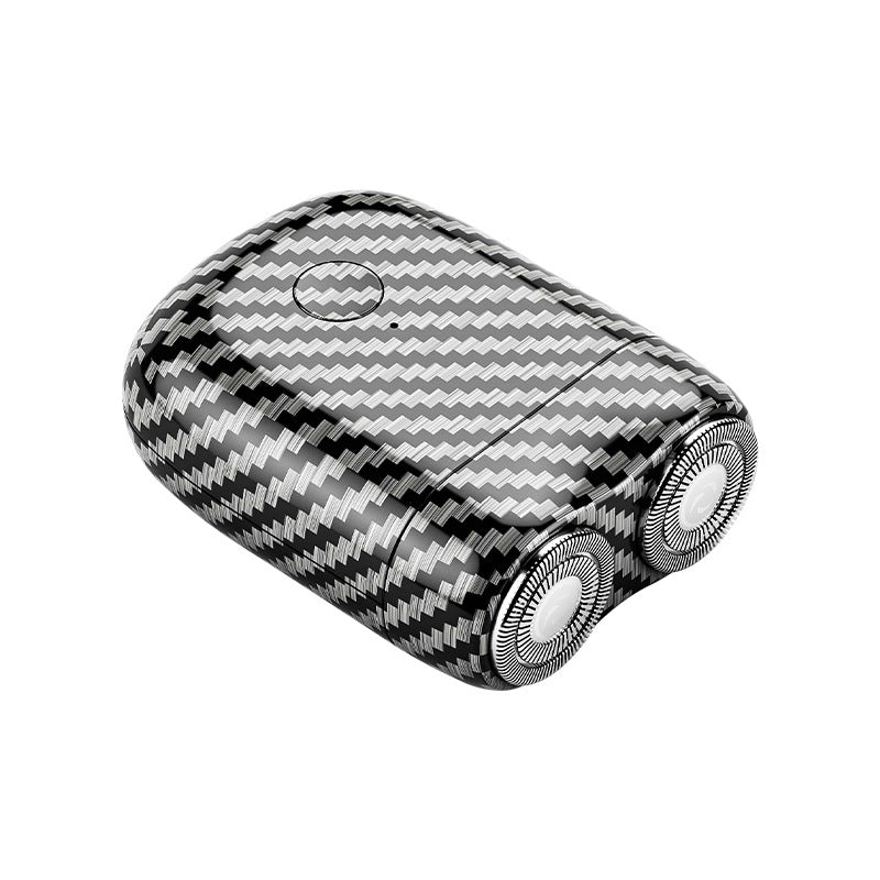 Mini electric shaver with magnetic suction dual blade heads 2-speed USB charging mini portable men's electric shaver - Korvel