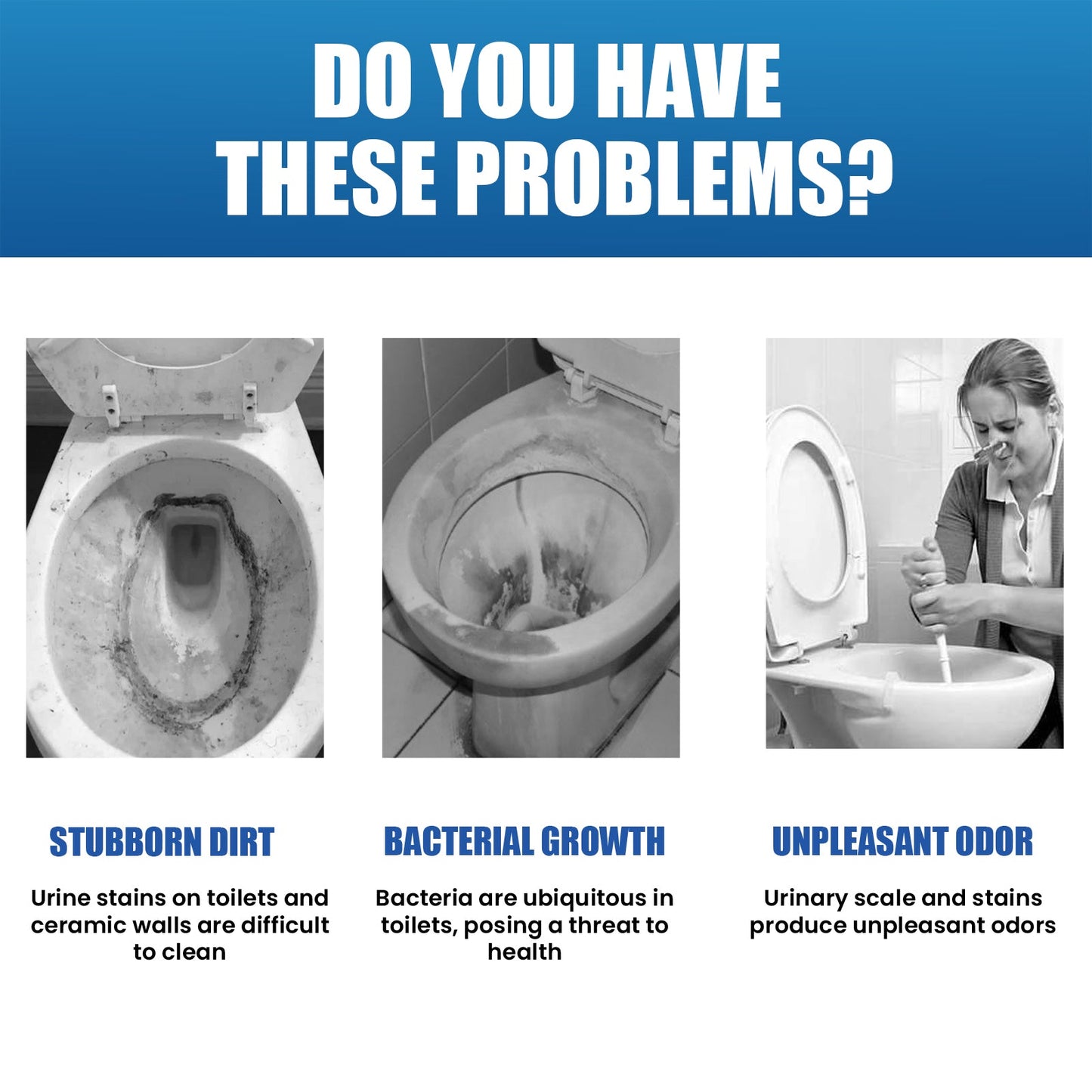 Automatic Toilet Bowl Cleaner, Toilet Cleaning Odor Urine Stains Dirt Cleaning Toilet Spirit Cleaner - Korvel
