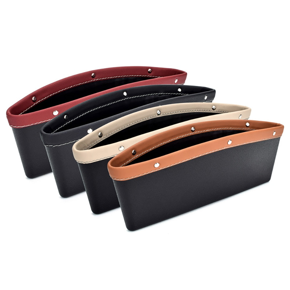 Organisateur de Gap de Siège de Voiture en Cuir PU Premium