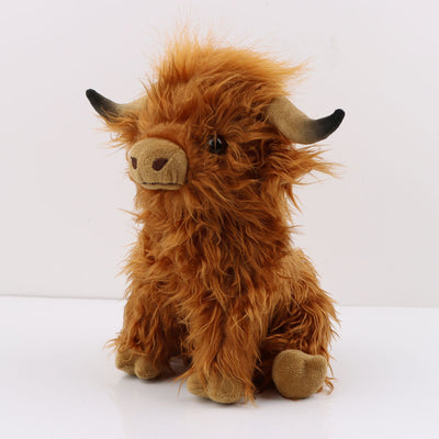 Highland Cow Plush Toy - Premium Soft Stuffed Animal
