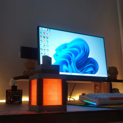 Pixel wall night light, USB hanging torch, bedroom/gaming/kids' room decor. - Korvel