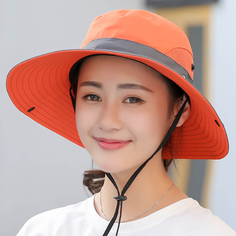 Couple Sun Hat Summer Men And Women Outdoor Sports Fisherman Hat Female Sun Hat Sun Hat Travel Mountaineering Travel Hat - Korvel