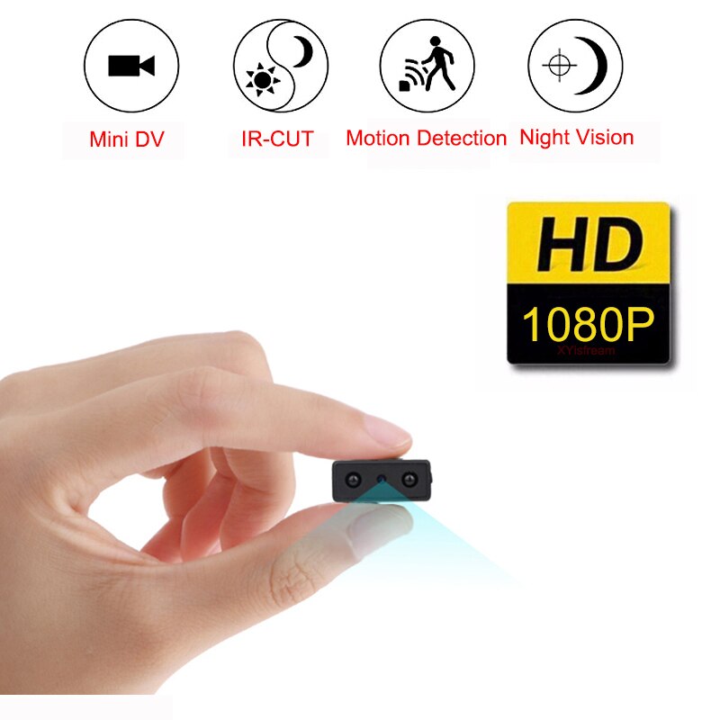 Mini Camera Full HD 1080P Home Security Camcorder Night Vision Micro Secret Cam Motion Detection Video Voice Recorder - Korvel