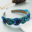 Hair Hoop Fashion Retro Baroque Crystal Head Hoop Korean High-End Hair Accessories Korean Version Of The Hair Cave - Korvel