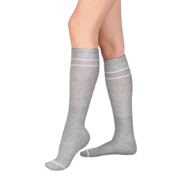 Pregnant women's elastic compression socks mid length calf socks pressure socks women's jump rope elastic cycling socks - Korvel