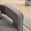 Fauteuil pivotant accent de 29,1"L - Confort moderne en charbon