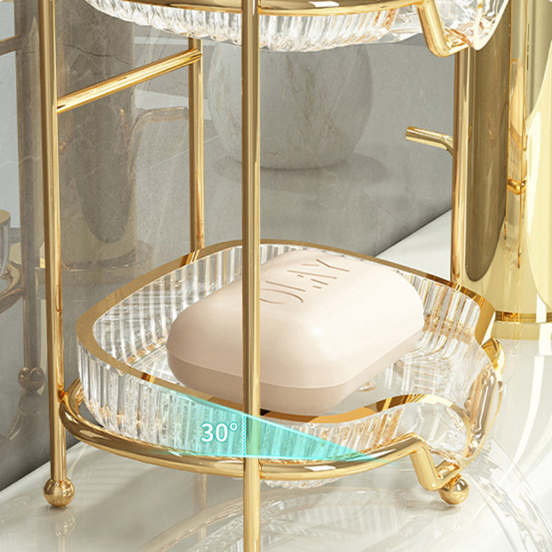 Premium Wall-Mounted Double-Layer Soap Rack