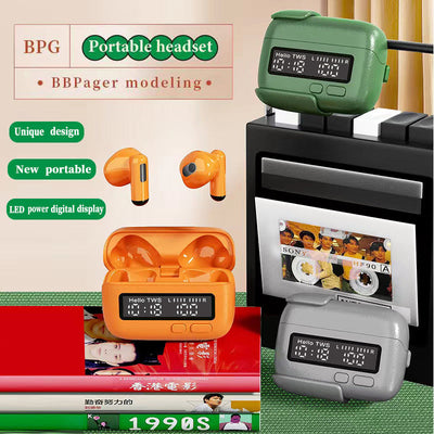 BPG Portable Wireless Bluetooth Headset with Retro Design