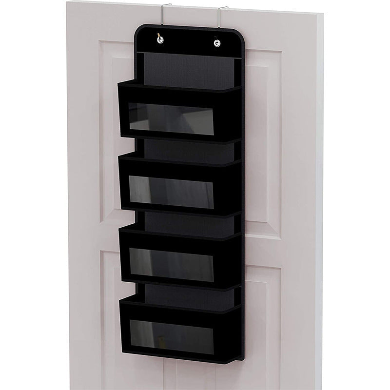 5-Shelf Hanging Storage Organizer with Anti-Tilt Design