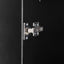 Tall Bathroom Storage Cabinet, Cabinet with Two Doors and Drawers, Adjustable Shelf, MDF Board, Black - Korvel