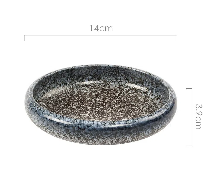 Creative retro ceramic plates plates dishes sushi plates tableware snack plates - Korvel