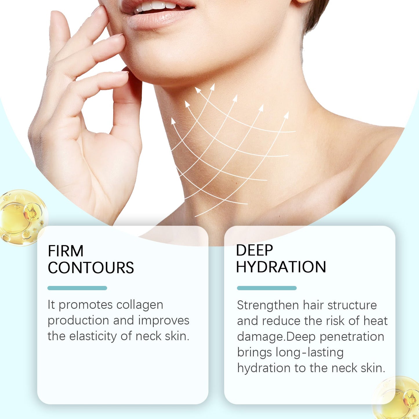 Collagen Neck Patch Gently Nourishes And Lifts Neck Skin Elastic Moisturizing Skin Care Neck Patch - Korvel