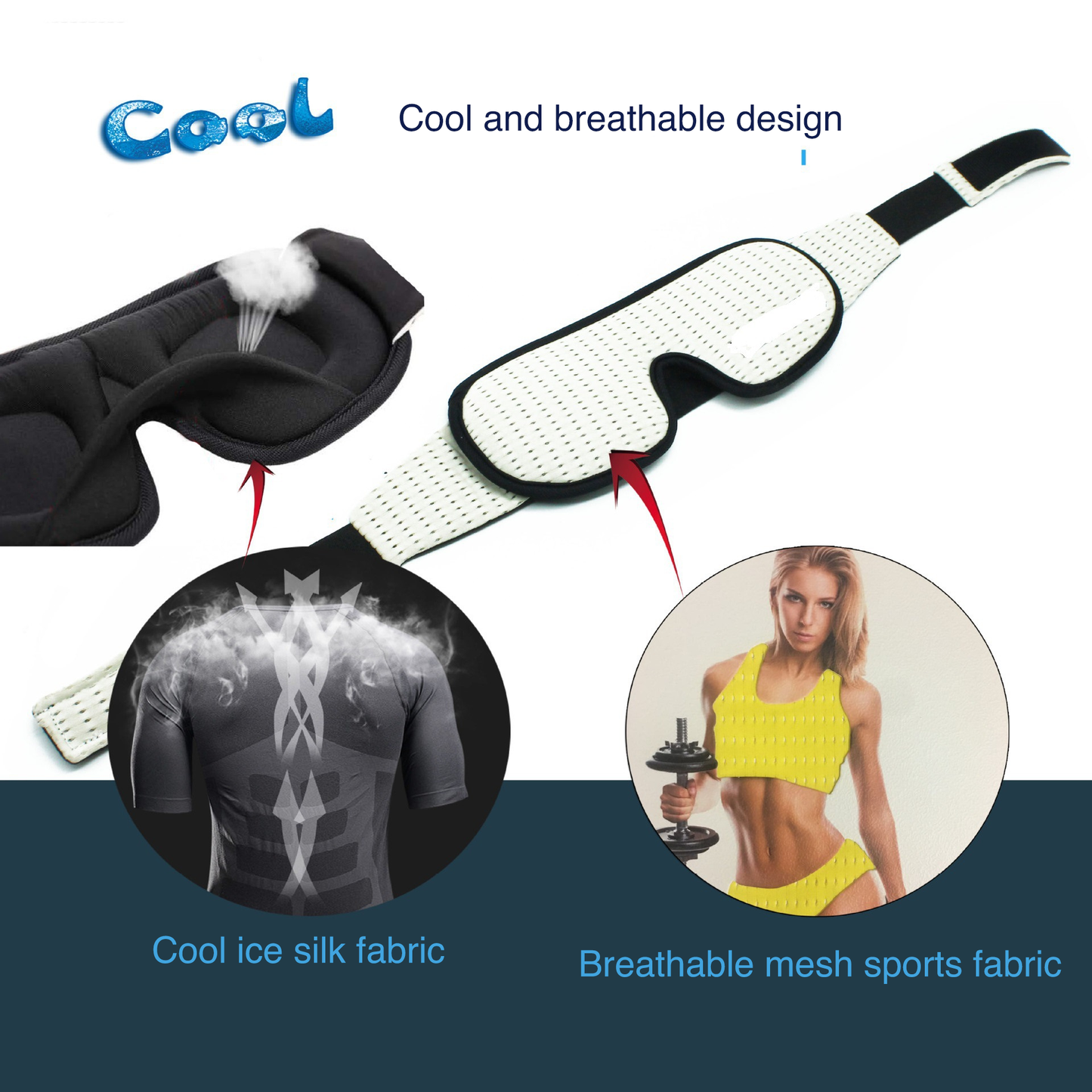 3D Memory Foam Sleeping Mask for Ultimate Comfort