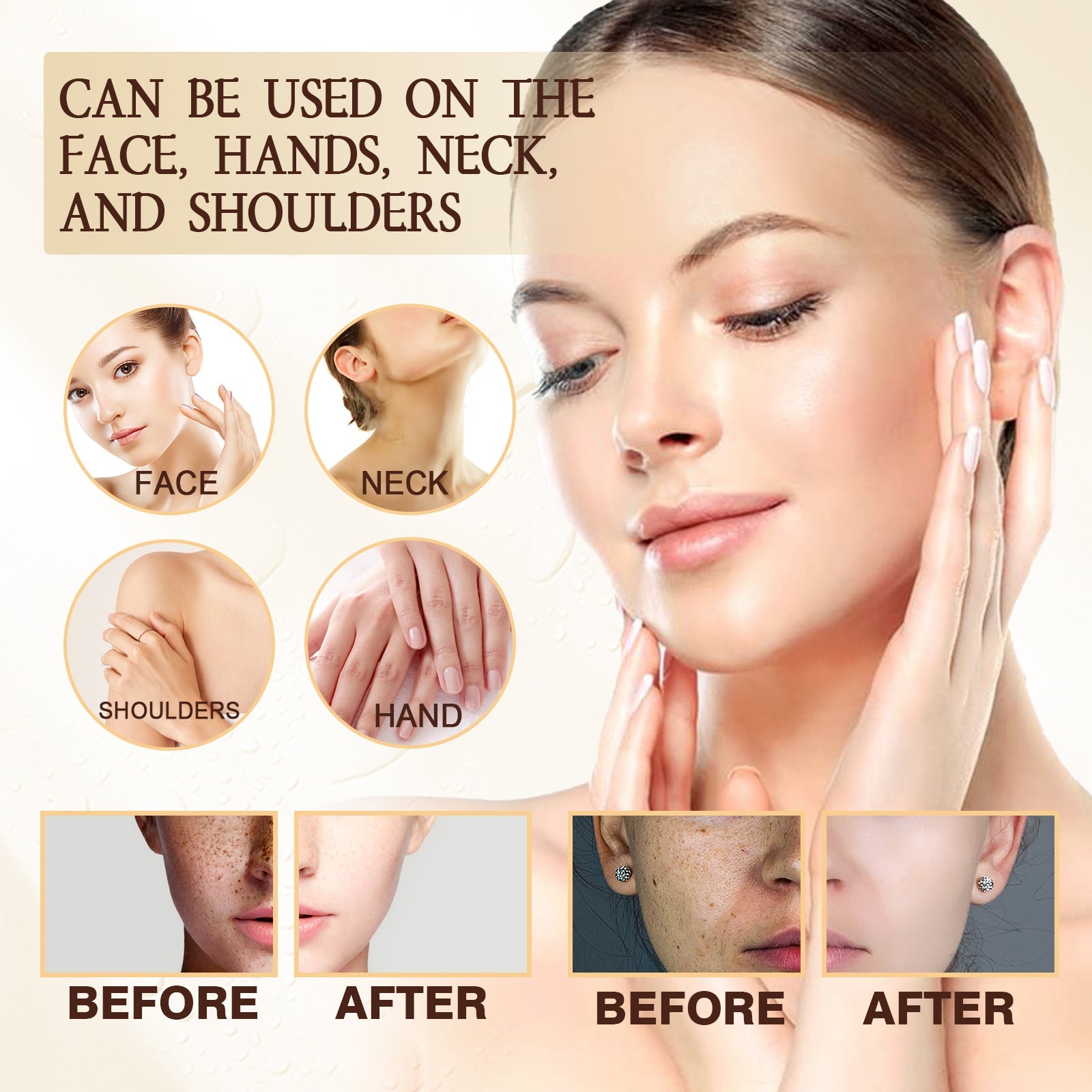 Spot Repair Serum, Lighten Face Spots Repair Dull Skin Hydrating Essence - Korvel