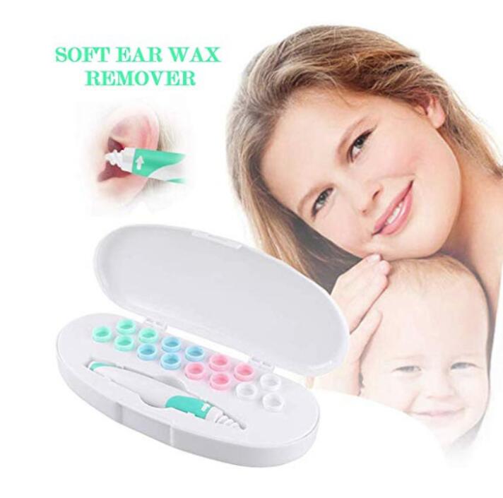New Ear Wax removal 16 Tips Spiral Smart Ear Care Clean Earpick Wax Remover Curette Ear Cleaner Spoon plugs Spirals Care Tool - Korvel