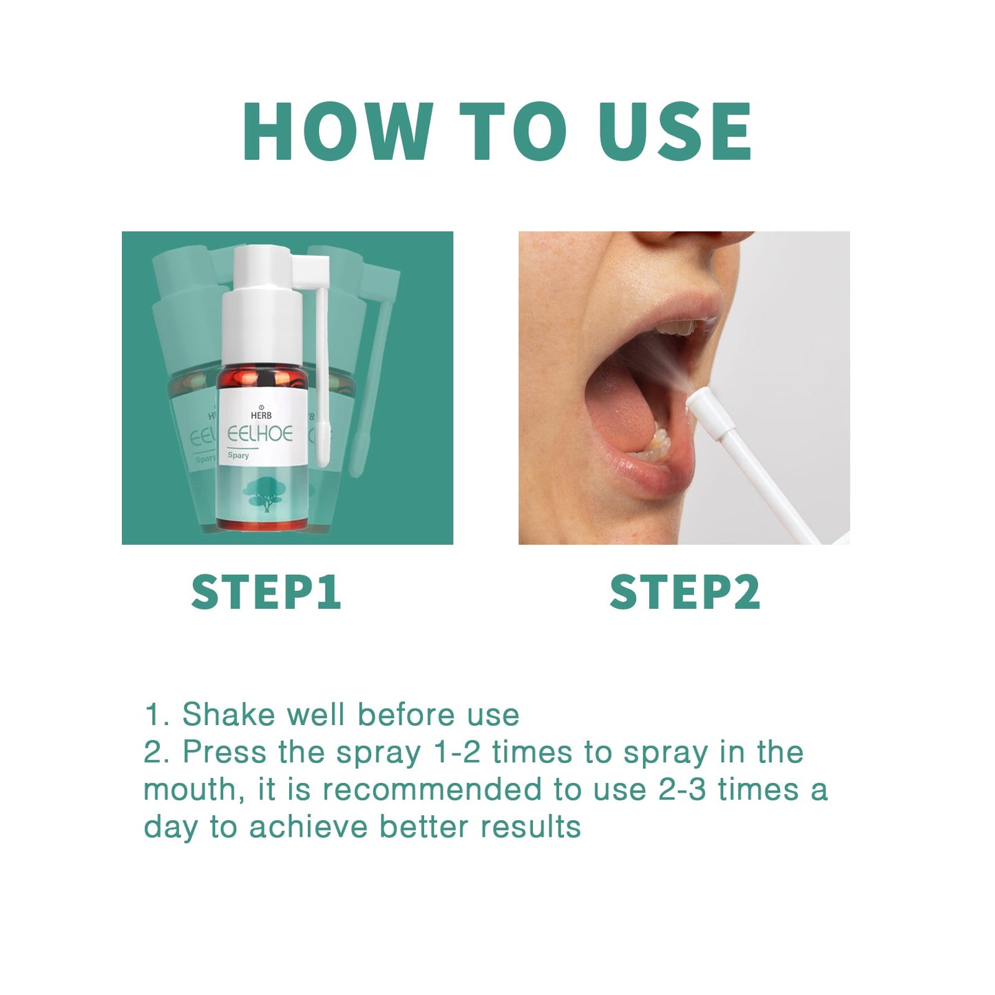 Oral Relief Spray To Relieve Aphthous Sores Bubbling Periodontal Pain Oral Care Spray - Korvel