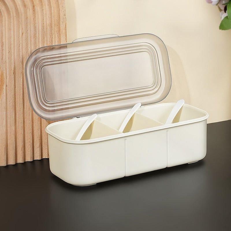 Japanese Minimalist Spice Organizer with Lid