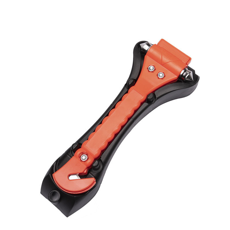 Car 2-in-1 safety hammer with base life-saving emergency hammer fire escape hammer car mounted window breaker - Korvel