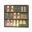 LED light shoe box three layers with glass doors - Korvel