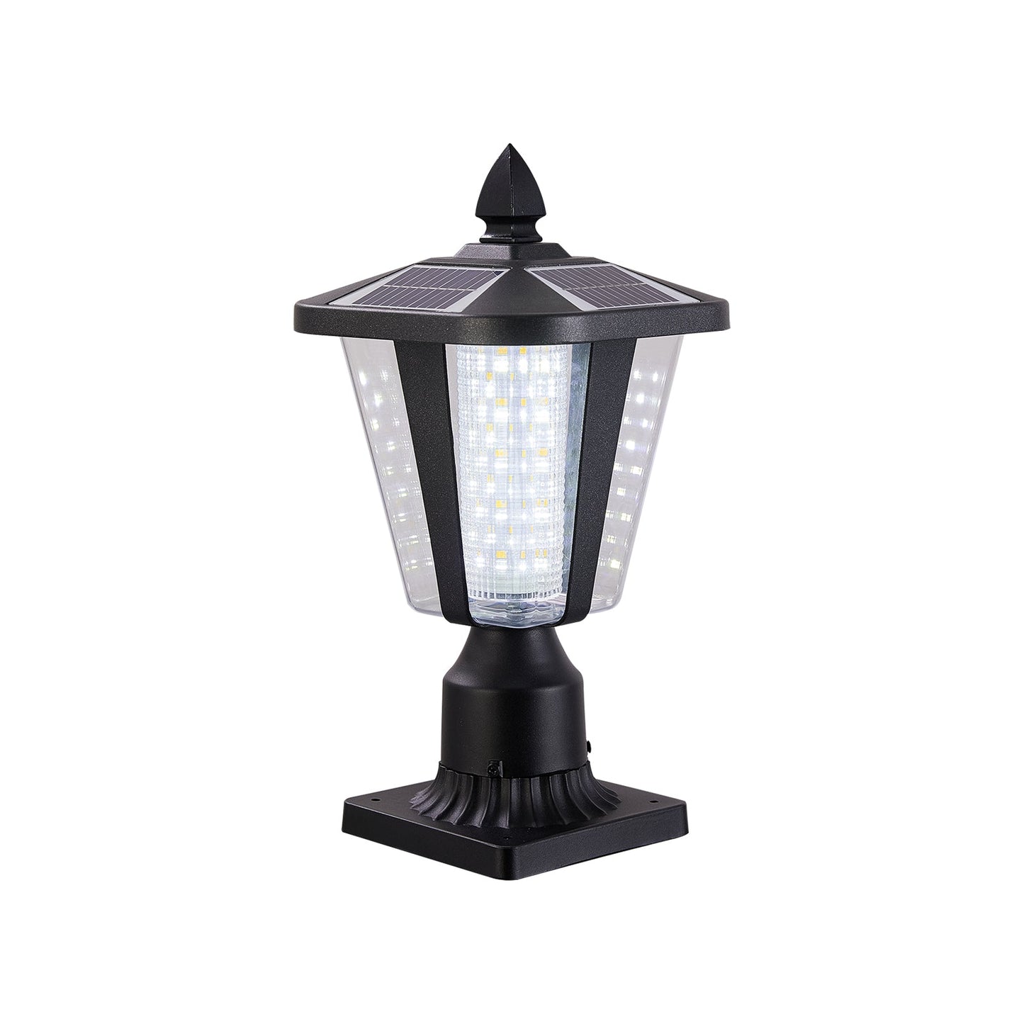 Solar Column Headlights With Dimmable LED - Korvel