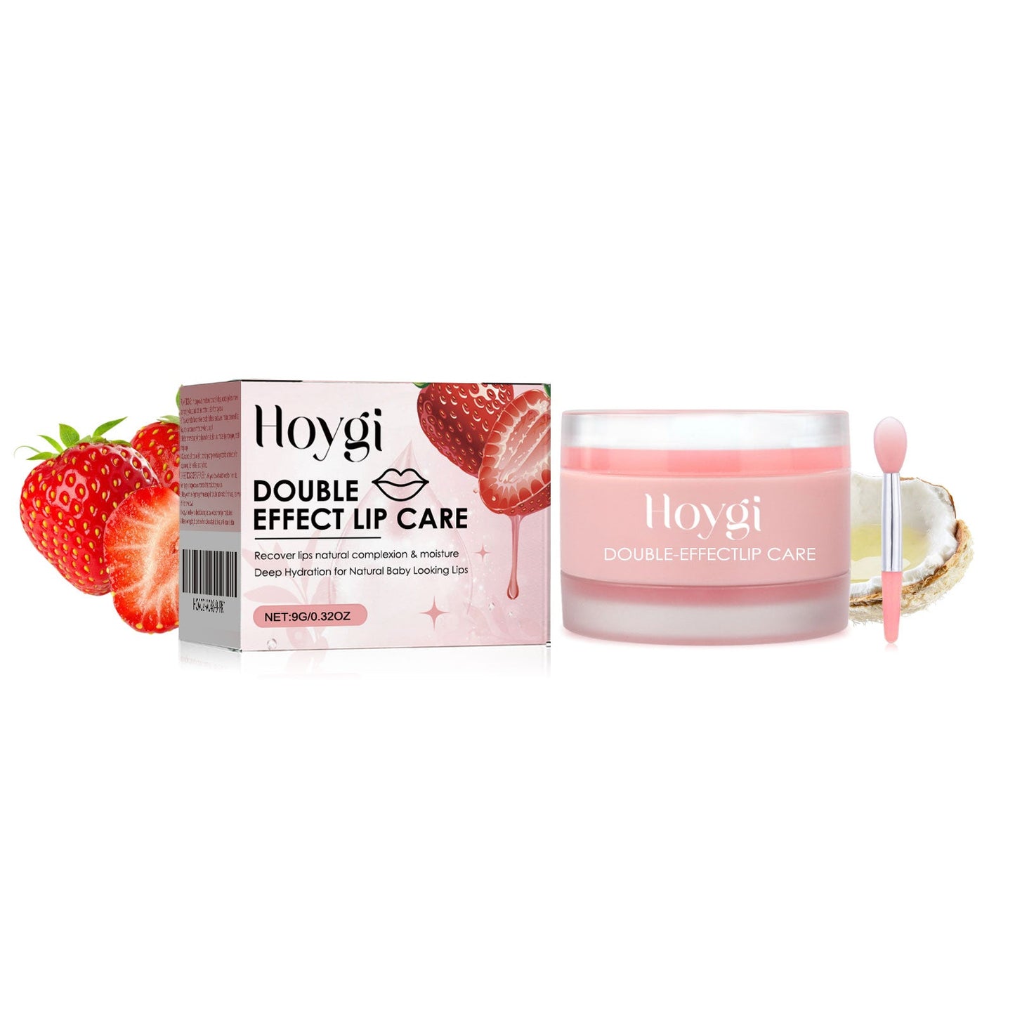 Double Effect Moisturizing Lip Balm, Moisturizing Lips, Preventing Dry Cracking, Removing Dead Skin, Moisturizing, Protecting And Fading Lip Lines - Korvel