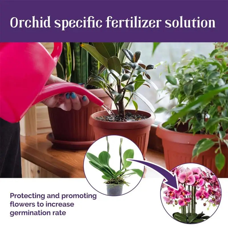Engrais liquide pour orchidées 50 ml pour des fleurs éclatantes