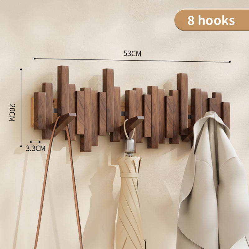 Elegant Wooden Piano Coat Rack for Stylish Organization