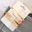 4PCS Colorful Bead Metal Hairpins for Women