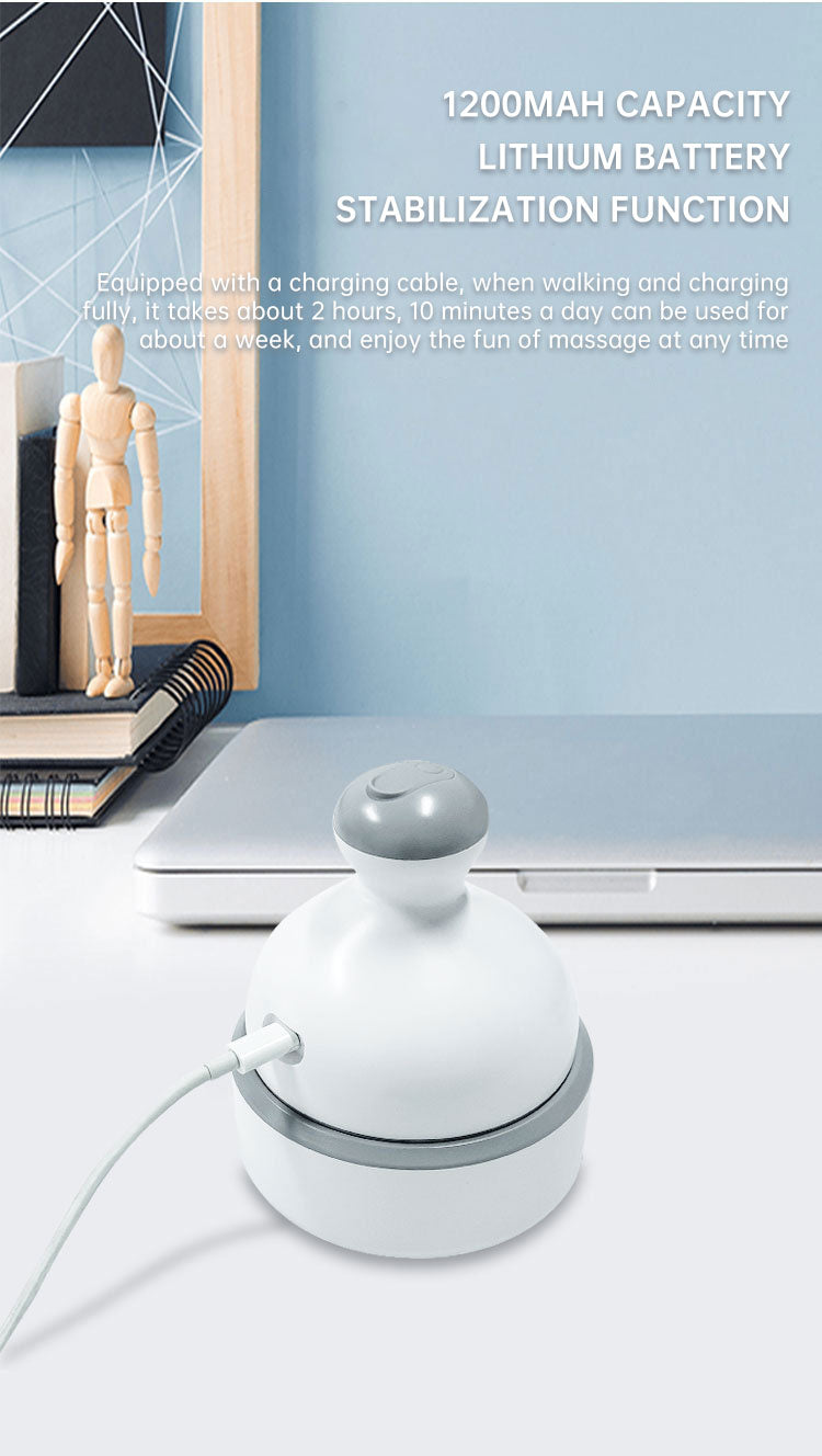 Electric Head Massager for Relaxation and Stress Relief