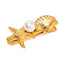 Stainless steel shell hair clip with bangs, high-end feel, ins metal hair accessories, broken hair clip at the back of the head - Korvel