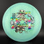 Swirly Aura Construct - Plague Doctor - First Run Disc Golf Driver
