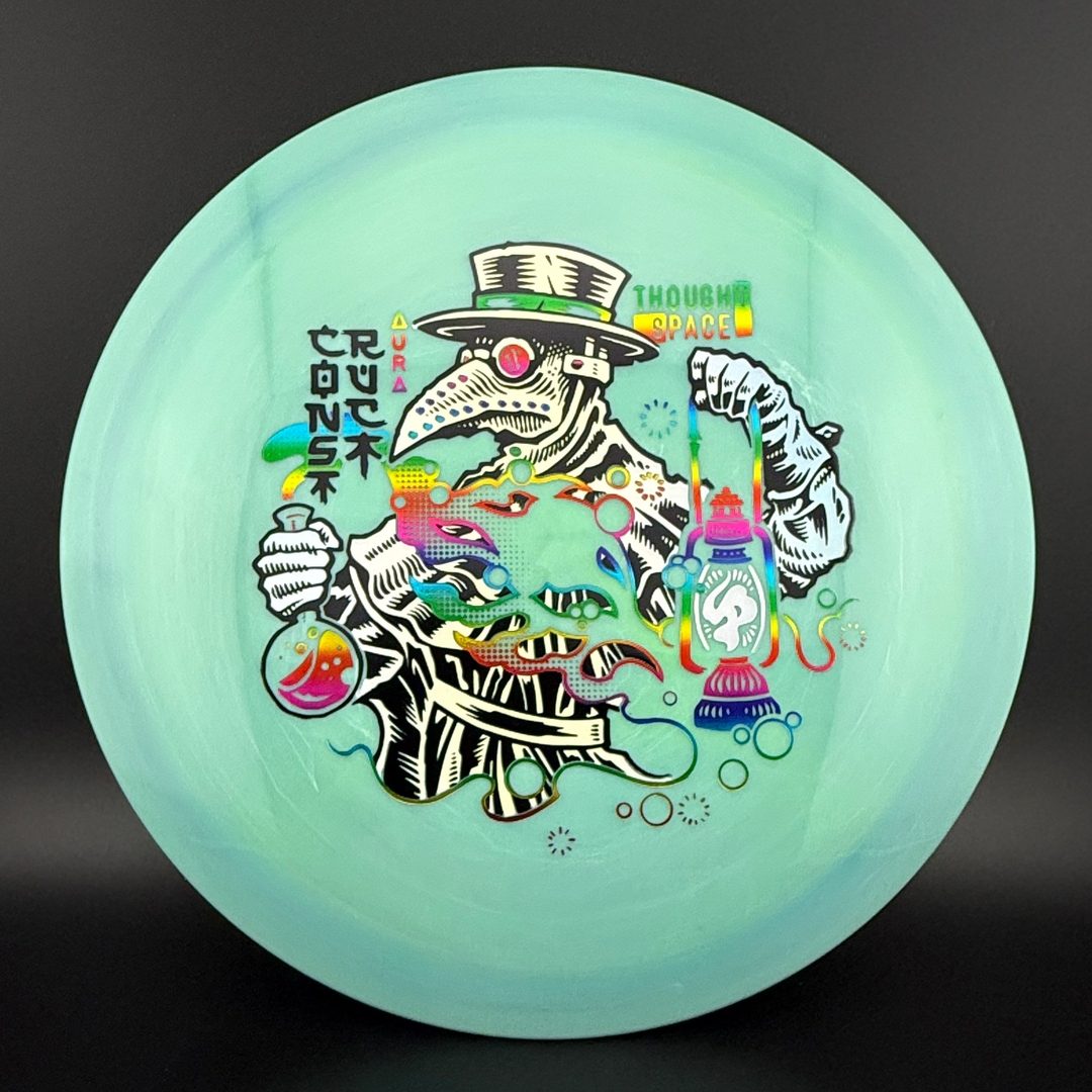 Swirly Aura Construct - Plague Doctor - First Run Disc Golf Driver