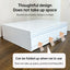 Premium Microwave Stand with Pull-Out Drawer - Space-Saving Organizer