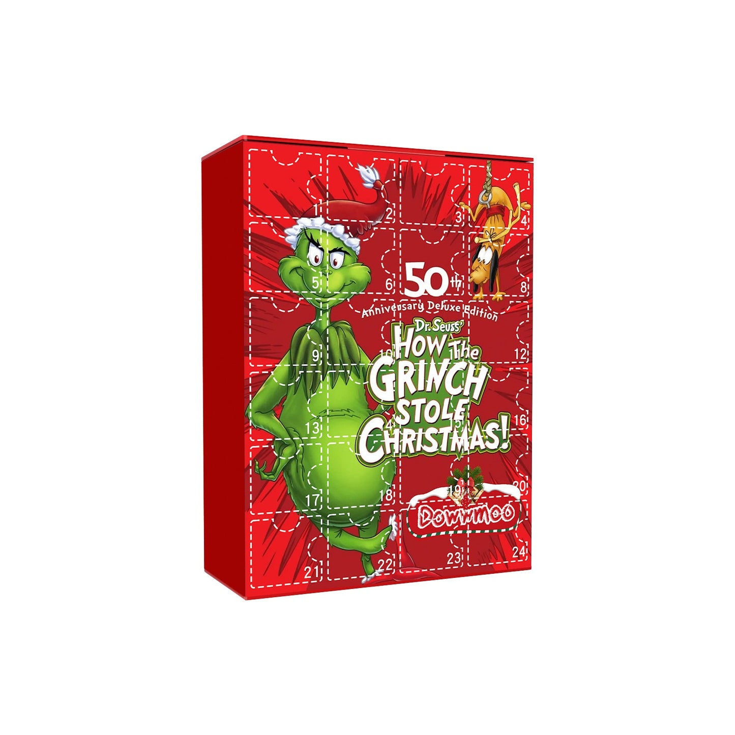 Green Sulley Grinch Blind Box Green Sulley Grinch Series 24 Box Christmas Cartoon Toy Blind Box - Korvel