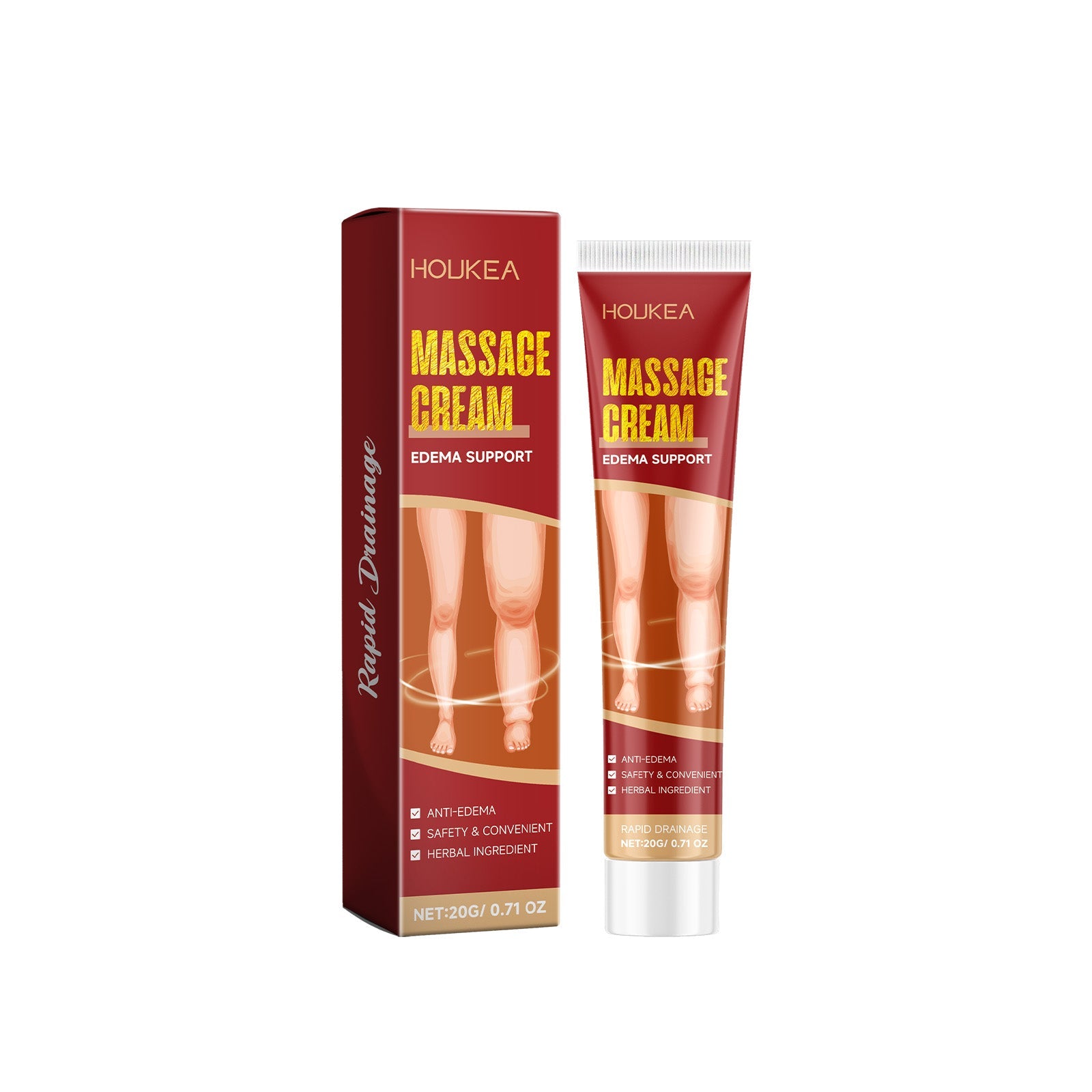 Herbal Leg Care Cream, Pamper And Massage Leg Skin To Relieve Leg Discomfort Daily Care Cream - Korvel