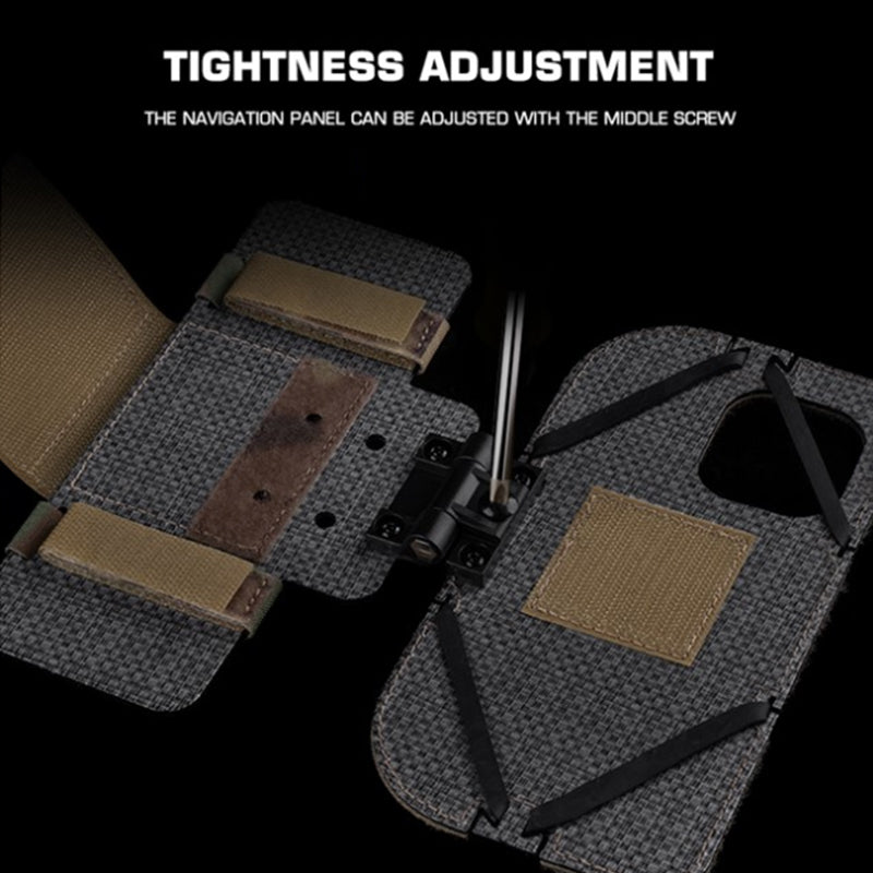 Tactical Phone Pouch, Molle, for Airsoft, Camping, Hunting. Foldable, for Phone & Map. - Korvel