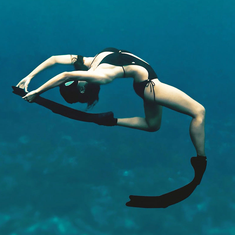 Professional Freediving Long Fins for Spearfishing and Snorkeling