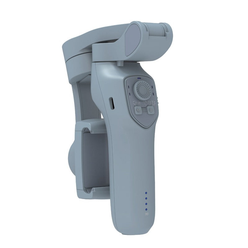 Mobile phone stabilizer handheld PTZ three-axis anti shake Tiktok live shooting vlog photo recording video selfie rod - Korvel