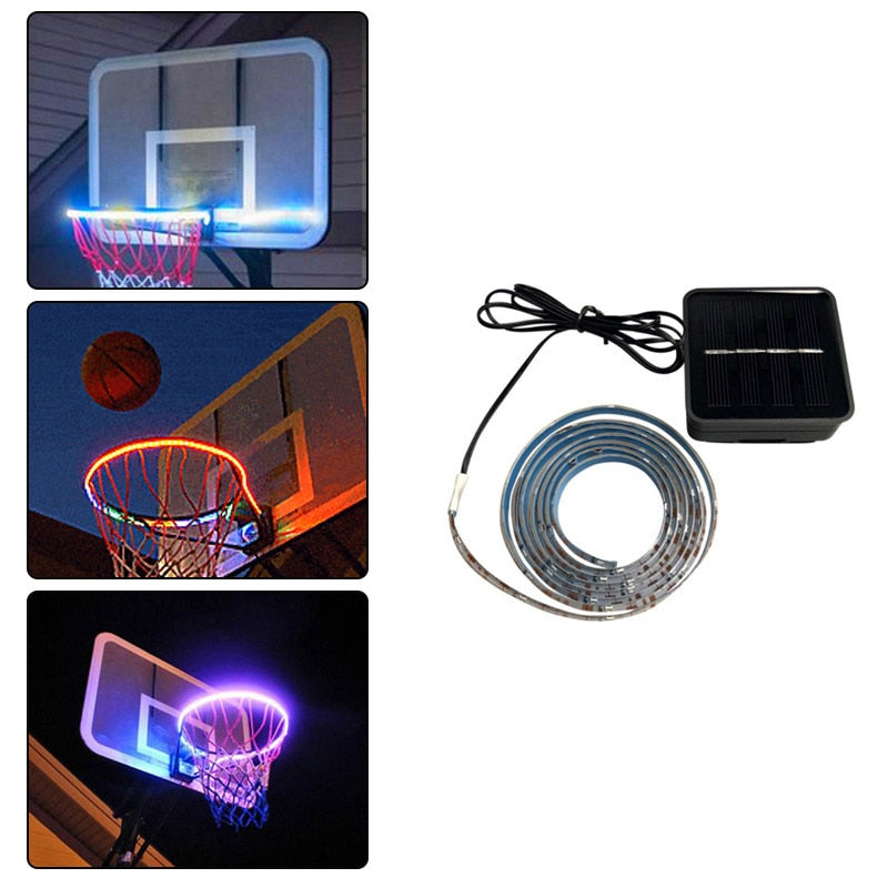 Luz de Aro de Baloncesto LED - Lámpara de Inducción Solar