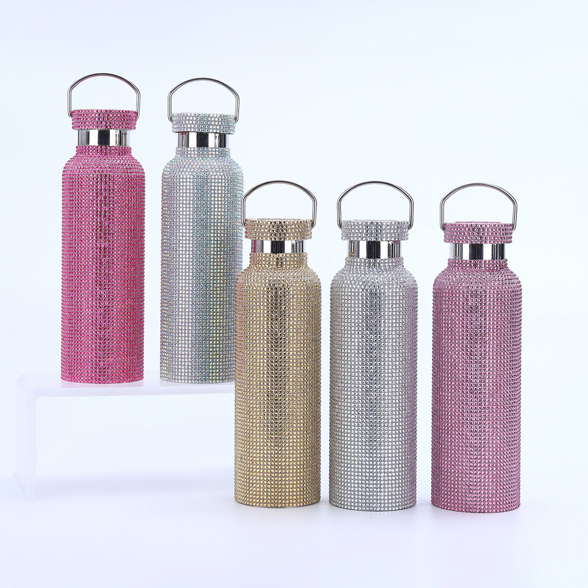 304 stainless steel drill bottle portable car insulated cup outdoor portable large capacity sports kettle - Korvel