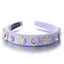 Fashionable Camellia Heart Solid Color Sponge Headband
