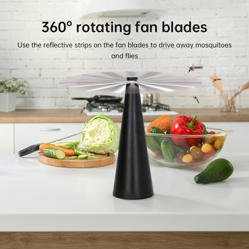 Ventiladores Portátiles para Moscas - Repelentes de Insectos de Mesa (Juego de 2)