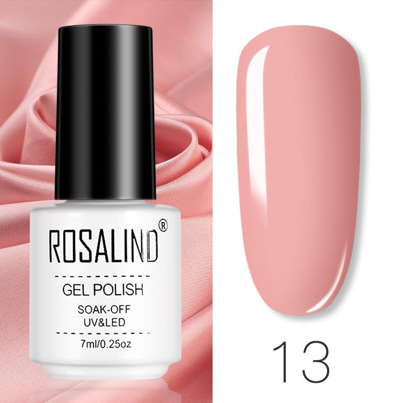 ROSALIND Gel Polish Set Manicure for Nails Semi Permanent Vernis top coat UV LED Gel Varnish Soak Off Nail Art Gel Nail Polish - Korvel