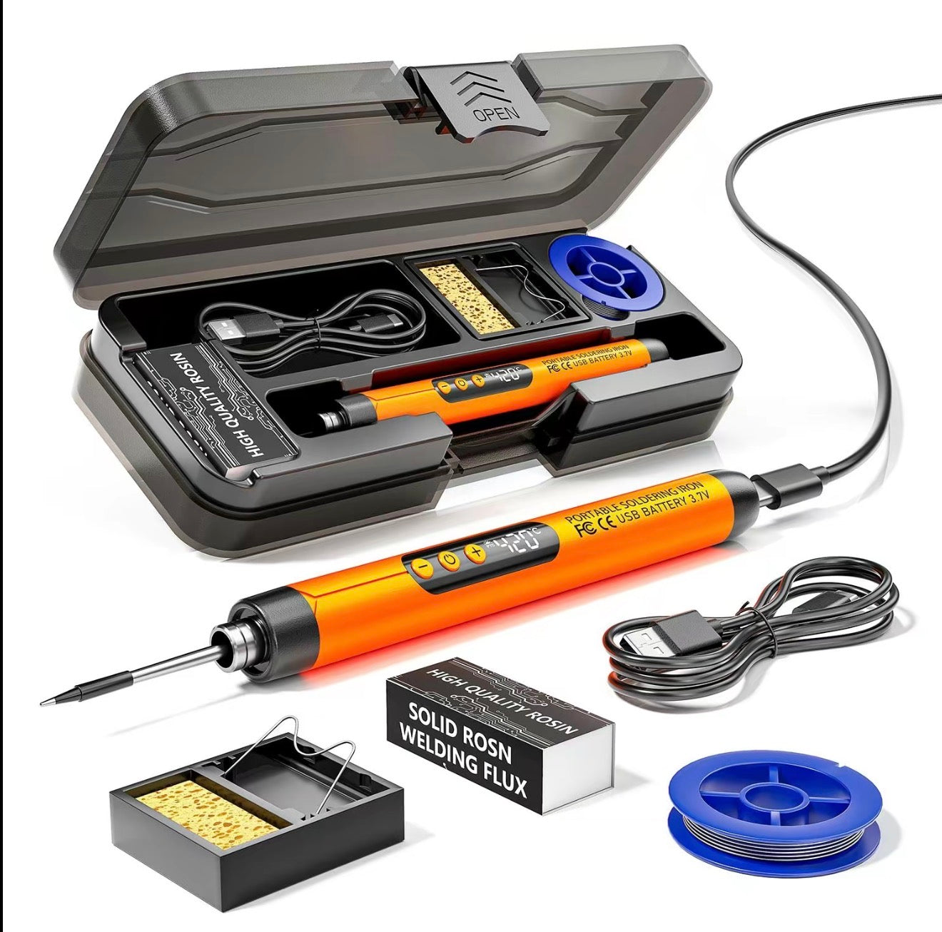 FlexTemp USB Soldering Iron - Precision & Portability