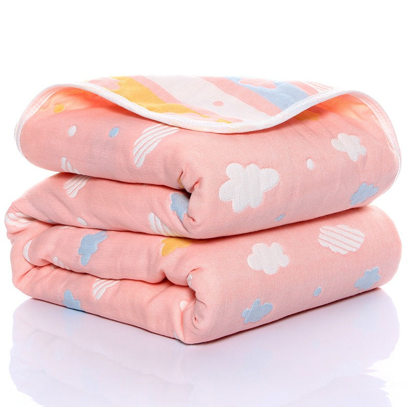 Manta de Recepción de Gasa de Seis Capas Premium para Bebés
