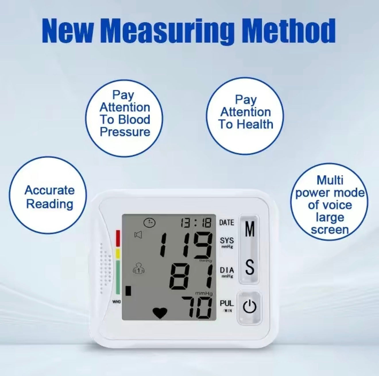 Monitor BP SmartWatch para un Seguimiento de Salud Preciso
