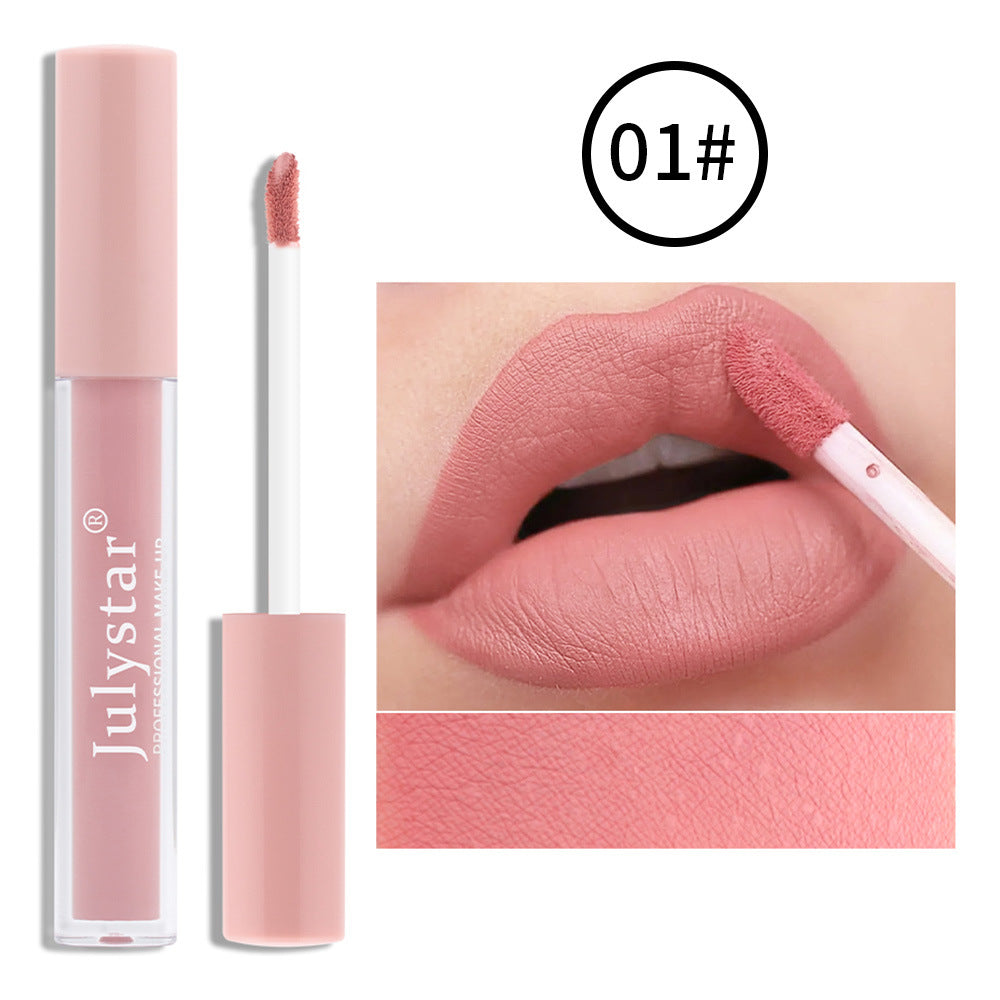 Fog Matte Makeup Free Ice Cream Lip Glaze Velvet Does Not Stick To Lip Mud - Korvel