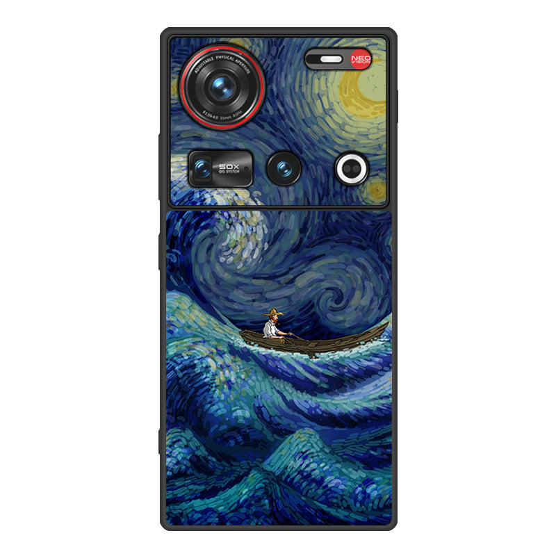 Coque en cuir Nubia Z70Sultra - Design classique ciel étoilé