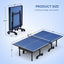 Mesa de Tenis de Mesa Interior Profesional de 15 mm de MDF con Red